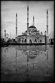 Мечеть Сердце Чечни - картинки для гравировки